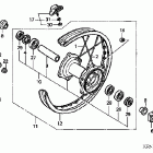 CRF250R Заднее колесо
