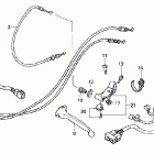 CBR600RR Рулевые рычаги , переключатели и тросы