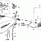 VTX1300S Топливный бак