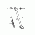 CRF50F Подножка