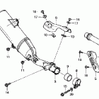 CRF250X Глушитель
