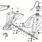 CRF150F Топливный бак