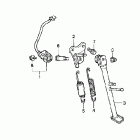 CBR600F4 Подножка