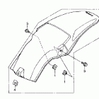 CR85R Заднее крыло