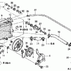 RVT1000R Radiator (r.) ('02-'05)