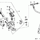 CRF230F Главный тормозной цилиндр - передний