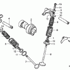 CRF150F Распредвал и клапана
