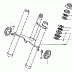 CRF50F Передняя вилка