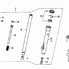 CRF70F Передняя вилка