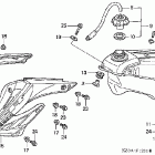 CR250R Топливный бак