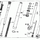 CR125R Front fork ('05)