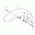 VTX1300C Переднее крыло