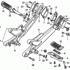 CB900F Подножки
