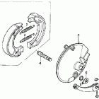 CRF100F Передний тормоз