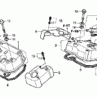VT750CA Крышка головки цилиндров