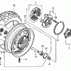 VTX1800N2 Rear wheel (vtx1800r / n)