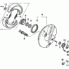 CB250 Передний тормоз