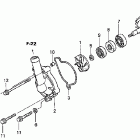 CRF250R Водяной насос