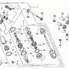 CR85R Задний амортизатор