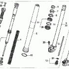 CRF250X Передние аммортизаторы