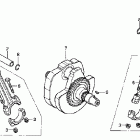 VTX1300C Коленвал и поршни