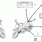 CRF50F Предупредительные таблички