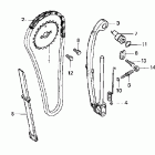 CRF100F Цепь ГРМ