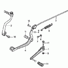 CRF100F Педали