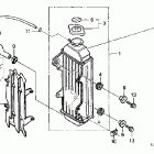 CR85R Радиатор