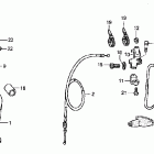 CRF150F Рулевые переключатели и троса