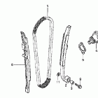 CRF250R Цепь ГРМ и натяжитель