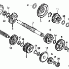 CR85R Трансмиссия
