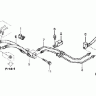 ST1300A Rear brake hose (st1300a)