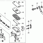 GL1800 Главный тормозной цилиндр - передний