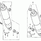 VT750CA Задний амортизатор