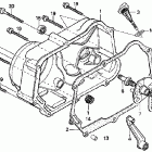 CRF70F Крышка картера правая