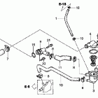 VTR1000F Патрубки охлаждения