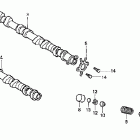 CB900F Распредвал и клапана