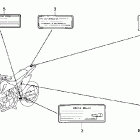 CRF150F Предупредительные таблички