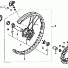 CR125R Переднее колесо