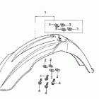 CRF450X Переднее крыло