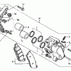 VT750DCA Передний тормозной суппорт