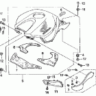 CBR1000RR Кожух бака