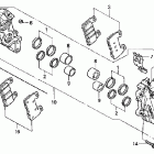 CBR600F4 Передний тормозной суппорт