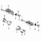 CRF250X Подножки