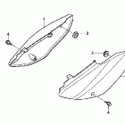 CRF70F Боковая панель