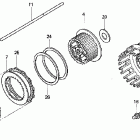 RVT1000R Сцепление