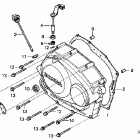 CRF150F Крышка картера правая