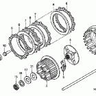 VTX1300C Сцепление