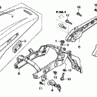 VTX1800F2 Rear fender @ grab rail (vtx1800f)